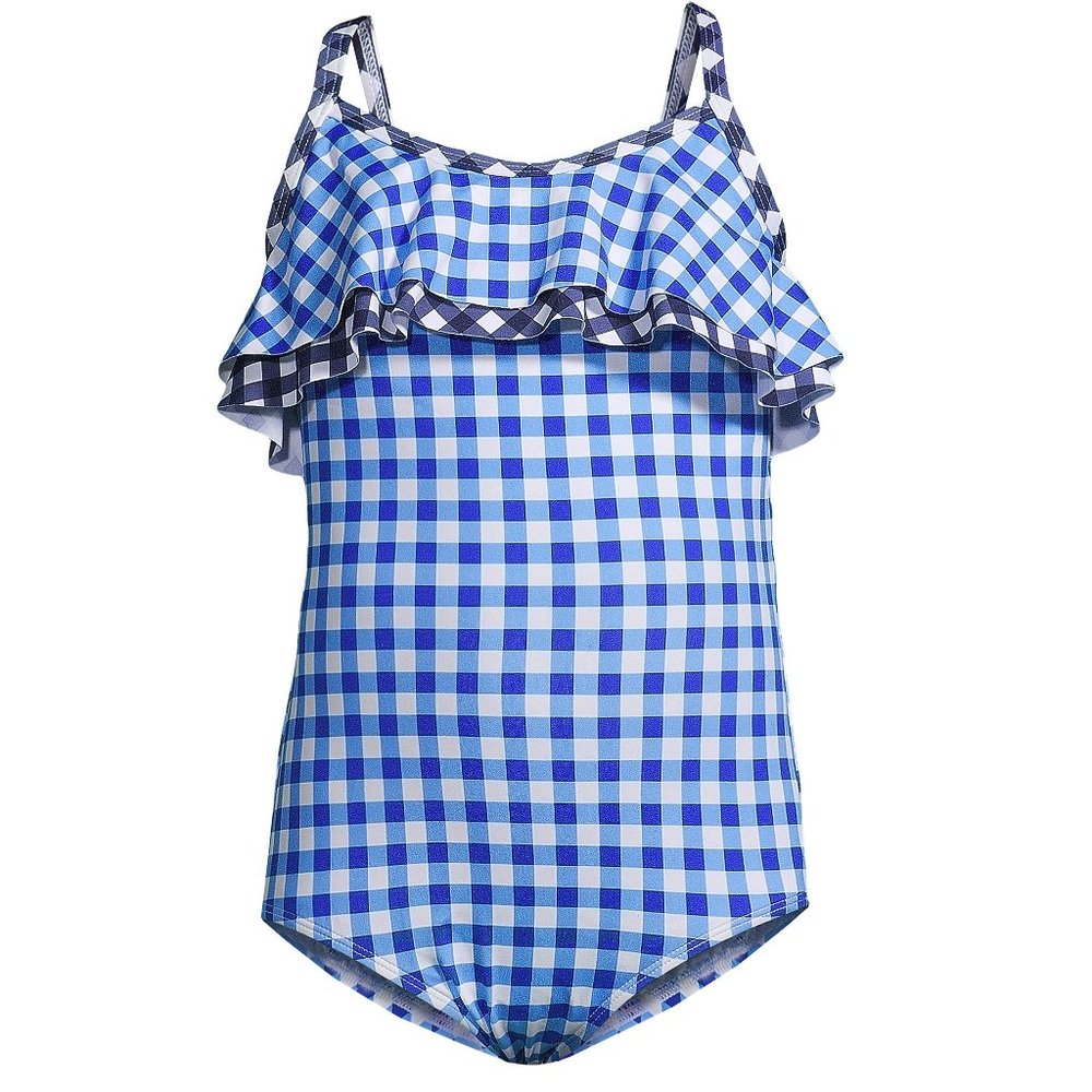 Draper James Girls Plus 1-PC Ruffle Swimsuit NWOT Mommy & Me